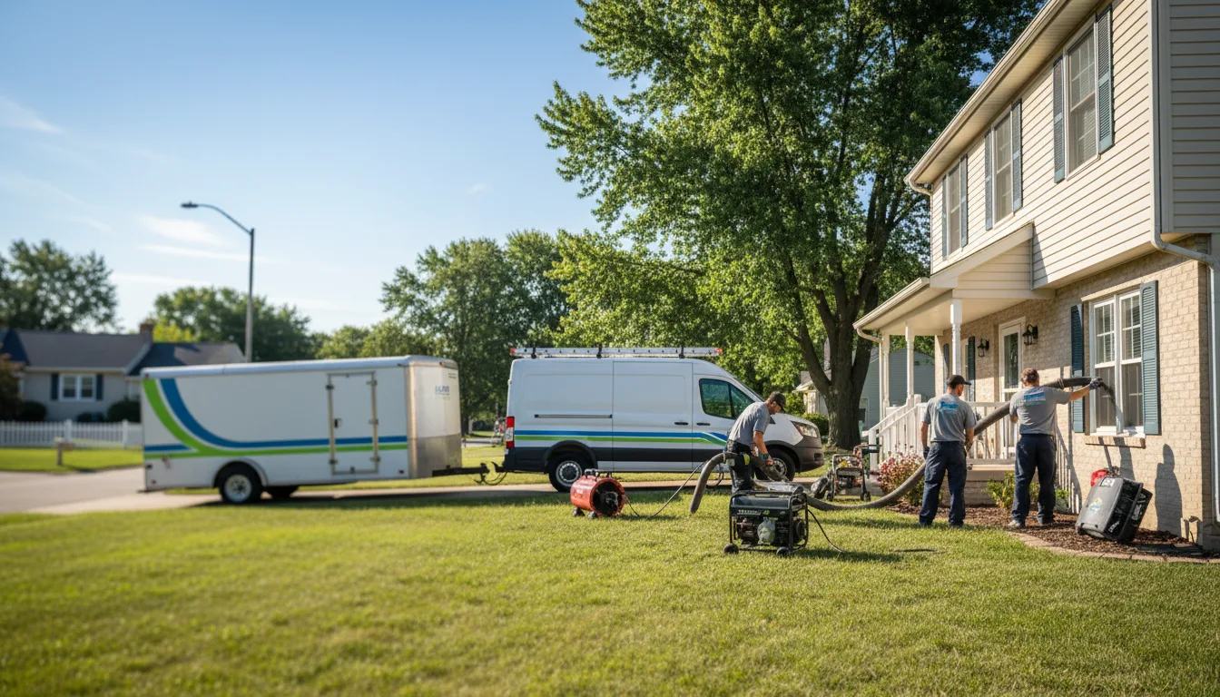 Flooded Basement Restoration And Cleanup With Repair in Jewell, KS near me